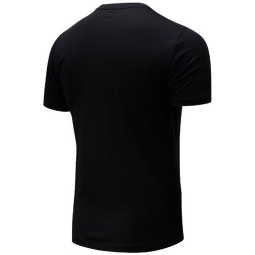 CAMISA NEW BALANCE ESSENTIALS STACKED LOGO NEGRO