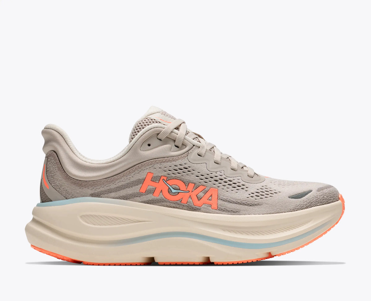 HOKA BONDI 9 MUJER River Rock Grey | Mineral Ore