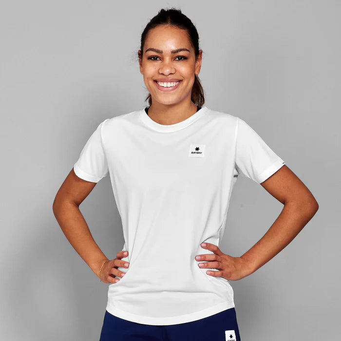 SAYSKY CLEAN COMBAT PRO T SHIRT WHITE MUJER