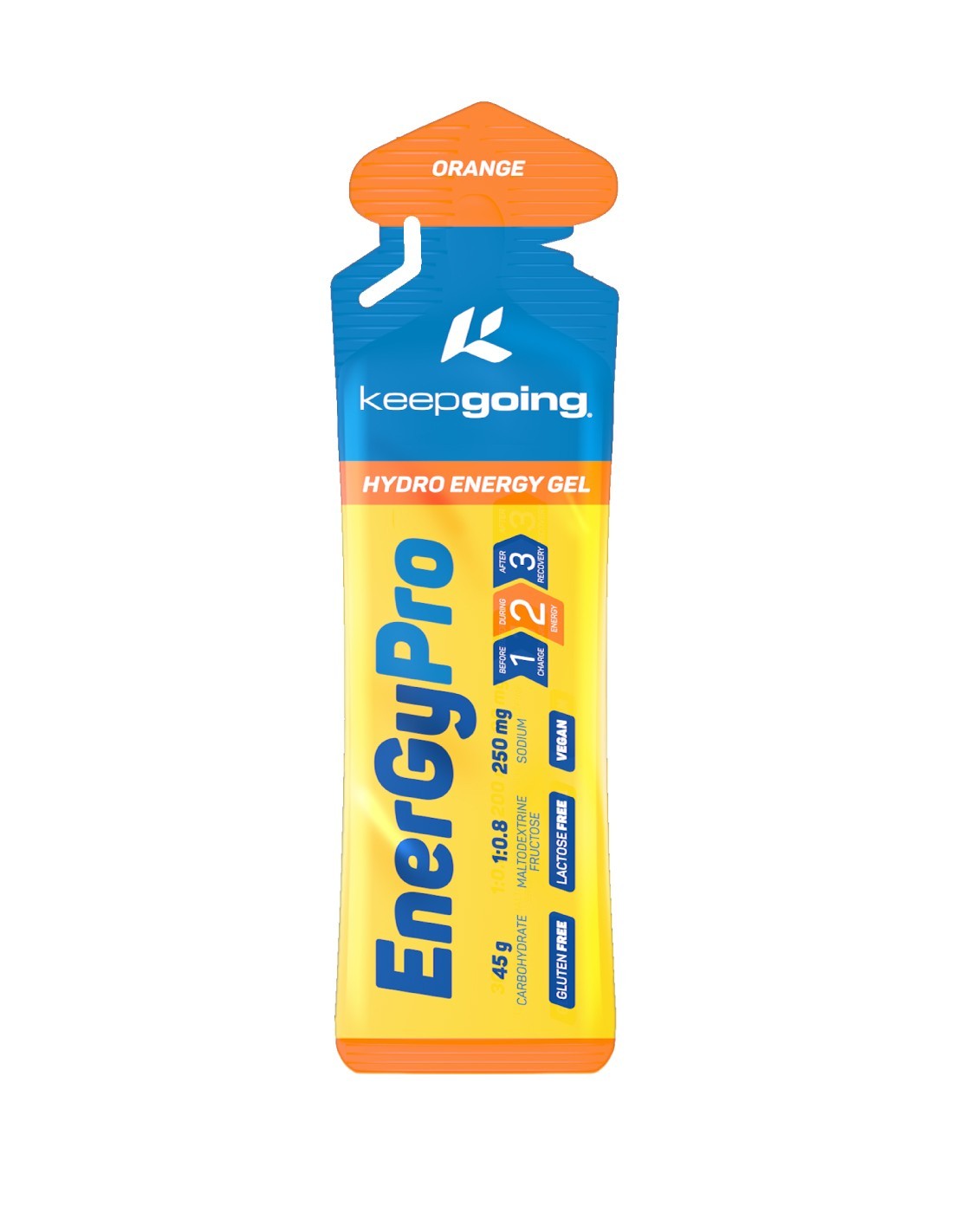 KEEPGOING ENERGYPRO GEL 75GR NARANJA