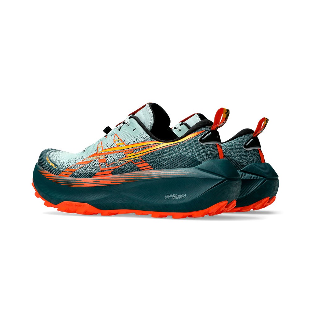 ASICS TRABUCO MAX 4 COLD MOSS NOVA ORANGE HOMBRE