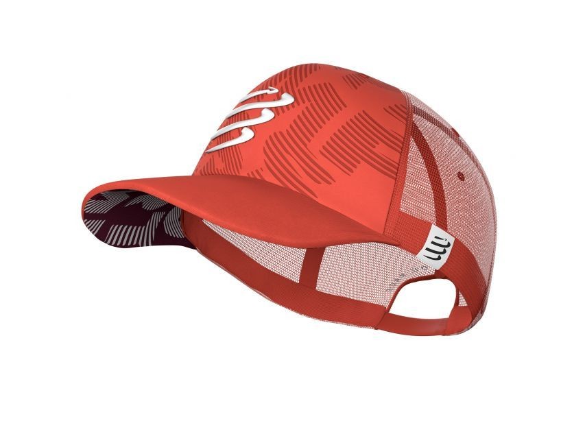 GORRA TRUCKER COMPRESSPORT ROJA