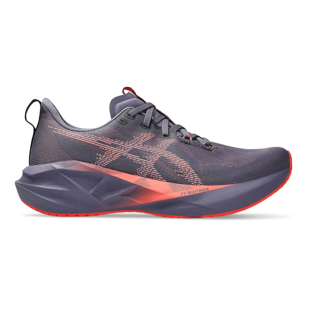 ASICS NOVABLAST 5 GRIS VIOLETA MUJER