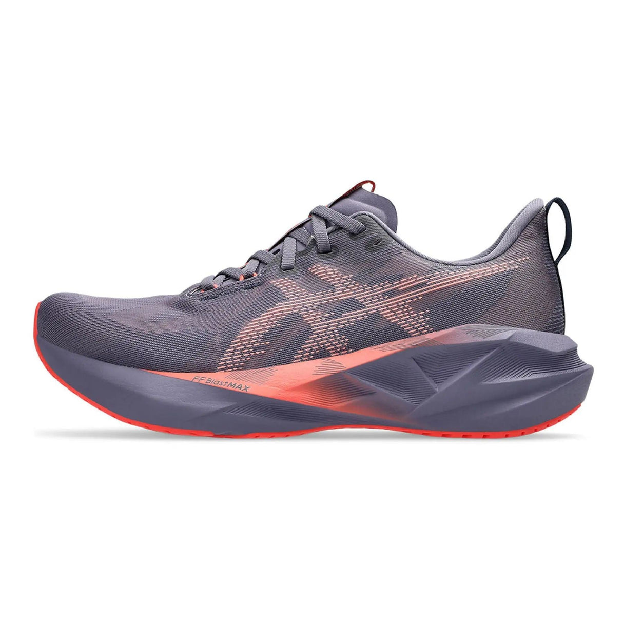 ASICS NOVABLAST 5 GRIS VIOLETA MUJER