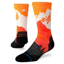 STANCE OUT OF RANGE LIGTH WOOL CREW ORANGE