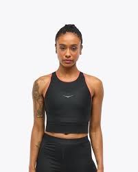 HOKA SUJETADOR RACE DAY BRA BLAK MUJER
