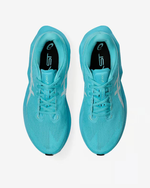 ASICS NOVABLAST 6 ENERGY AQUA WHITE HOMBRE