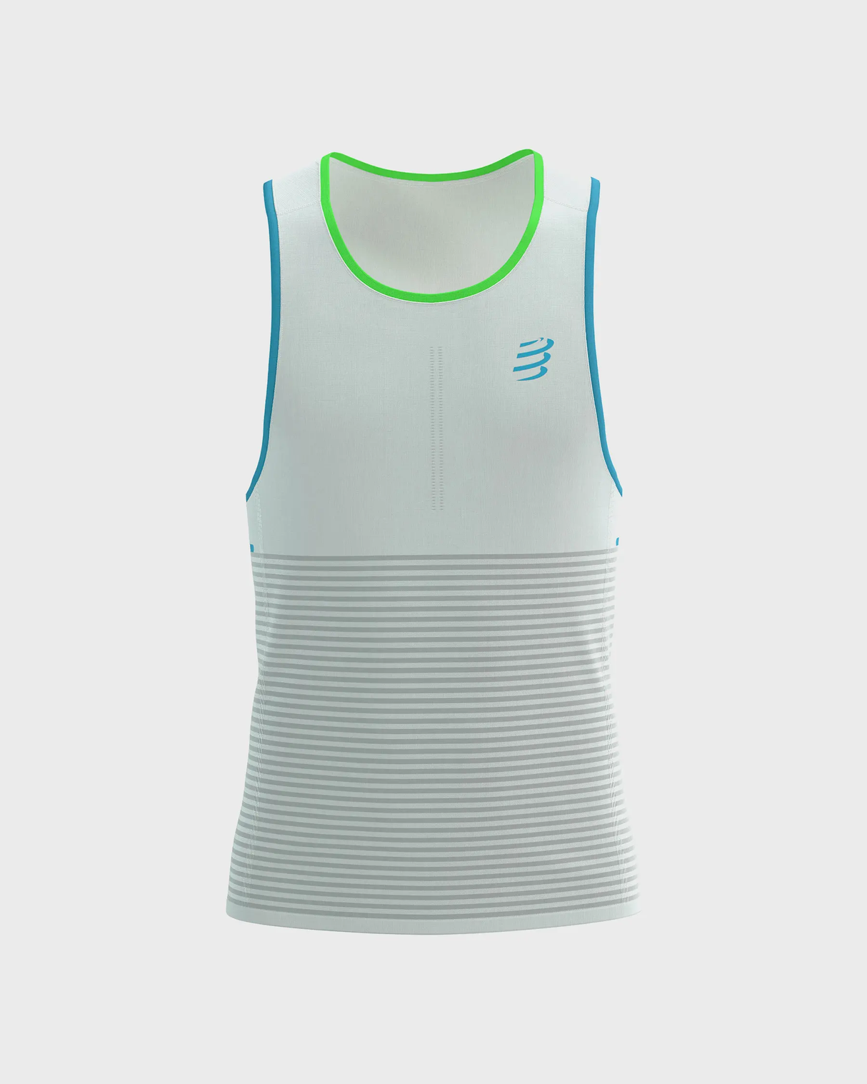 COMPRESSPORTPRO RACING SINGLET STAR WHITE HOMBRE