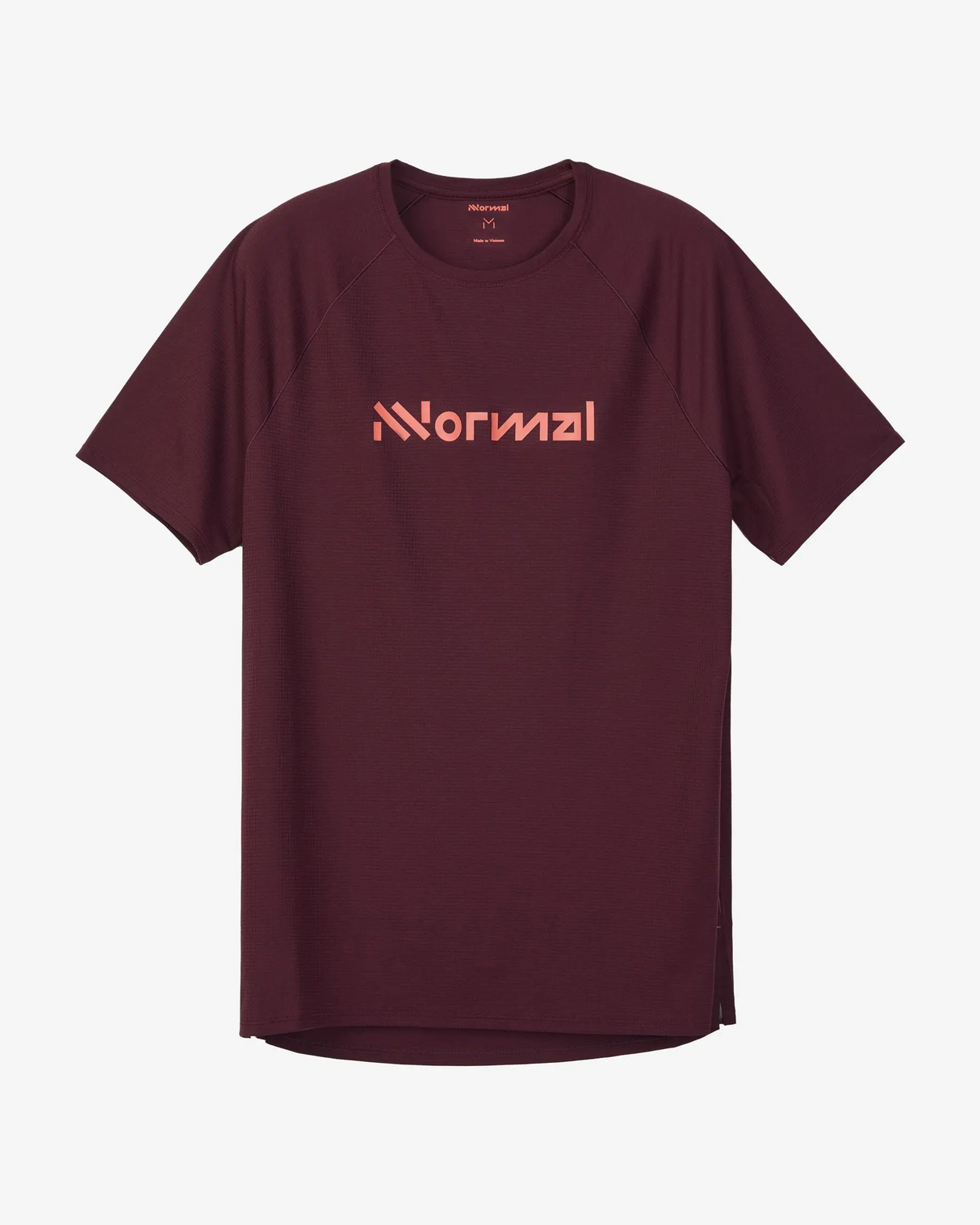 NNORMAL RACE T SHIRT 02 BURGUNDY HOMBRE