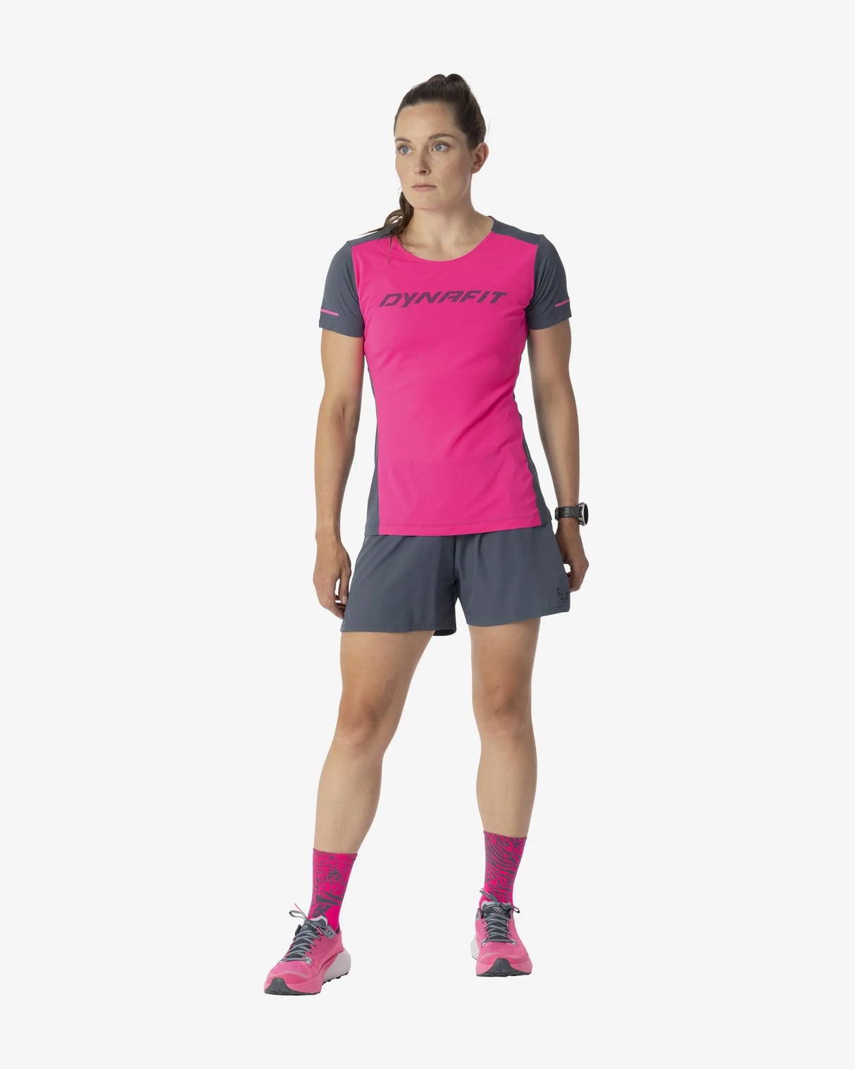 DYNAFIT ALPINE SHIRT PINK GLO MUJER