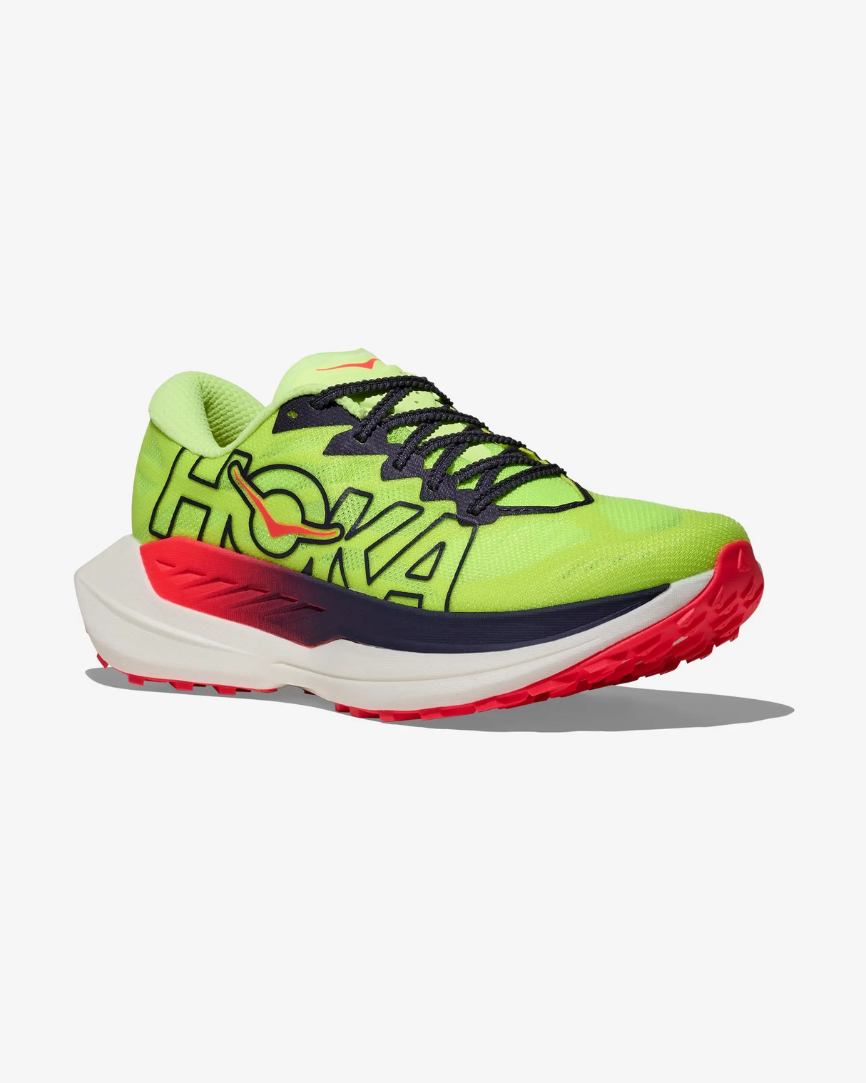 HOKA ROCKET TRAIL X NEON YUZU NEON FLAME HOMBRE