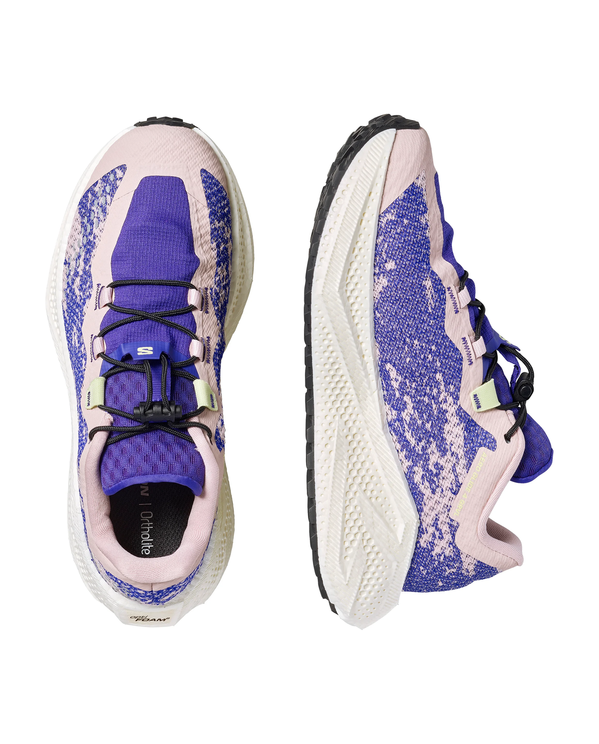 SALOMON AERO GLIDE 4 GRVL SHADOW GRAY DEEP BLUE MUJER