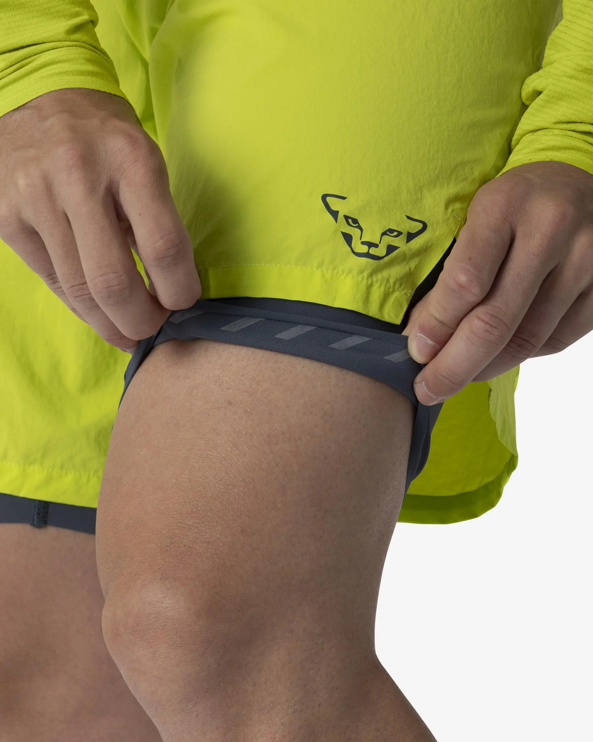 DYNAFIT ULTRA 2/1 SHORTS ULTRA YELLOW HOMBRE