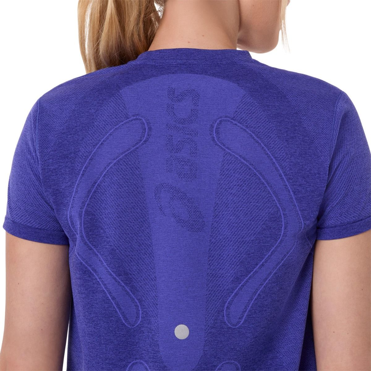 ASICS ROAD SEAMLESS SS TOP COBALT BURST RUNNING MUJER