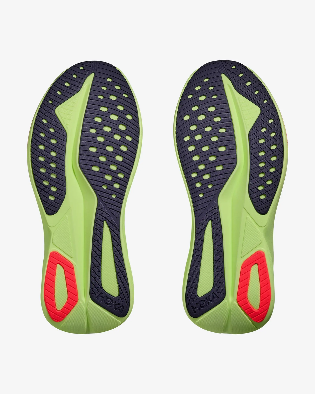 HOKA MACH 7 WHITE NEON HOMBRE