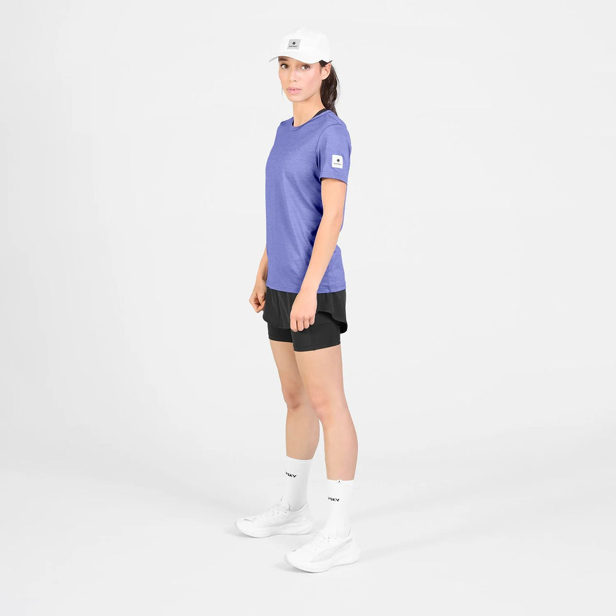 SAYSKY CLEAN PACE T-SHIRT PURPLE MUJER