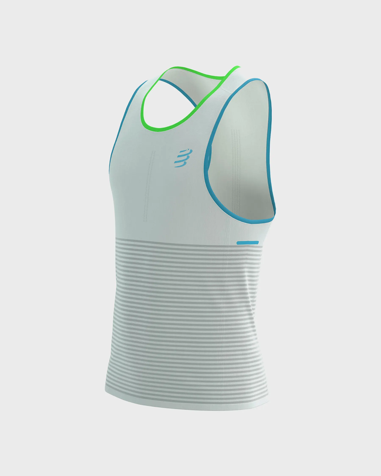 COMPRESSPORTPRO RACING SINGLET STAR WHITE HOMBRE
