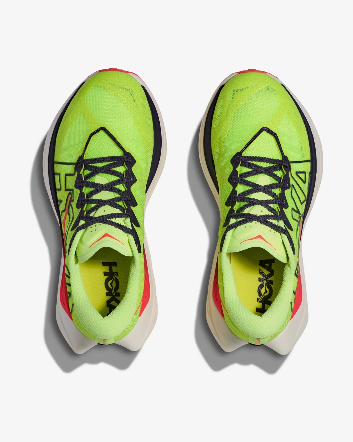 HOKA ROCKET TRAIL X NEON YUZU NEON FLAME HOMBRE