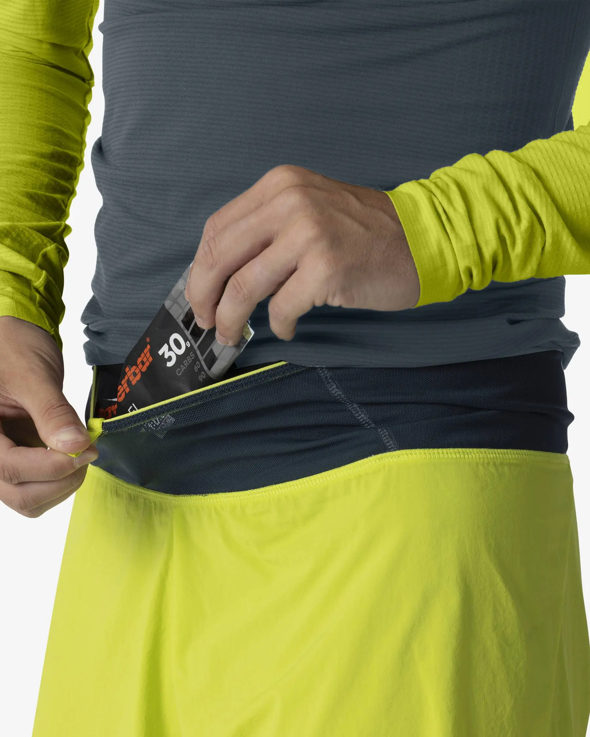 DYNAFIT ULTRA 2/1 SHORTS ULTRA YELLOW HOMBRE