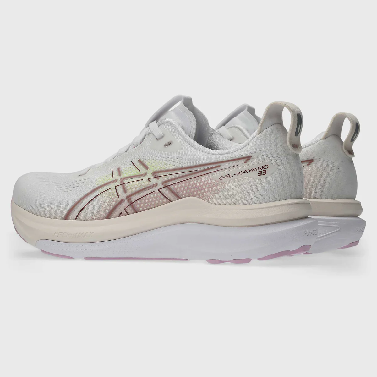 ASICS GEL KAYANO WHITE HAZY LILAC MUJER