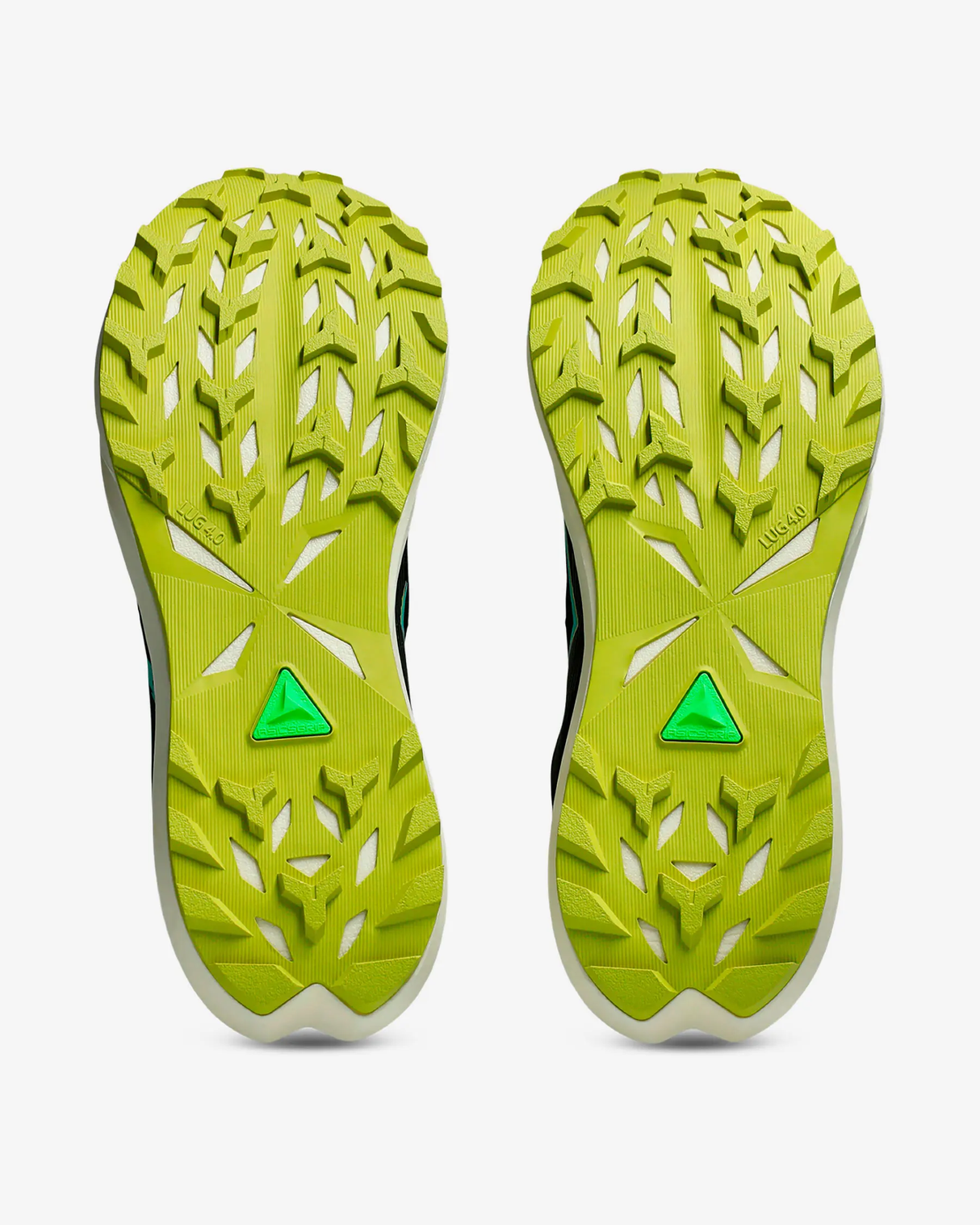 ASICS FUJI LITE 6 BLACK AURORA GREEN HOMBRE