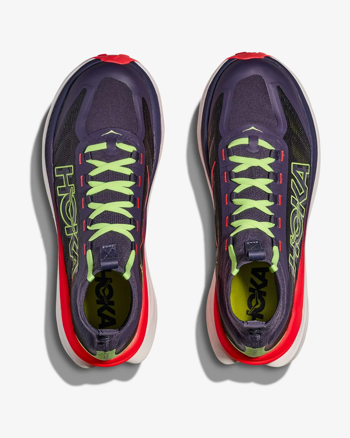 HOKA TECTON X 3 SQUID INK/NEON FLAME