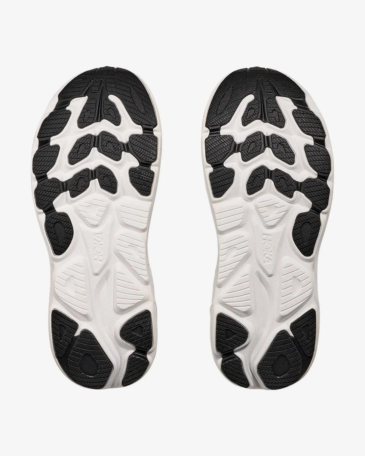 HOKA CLIFTON 10 BLACK WHITE HOMBRE