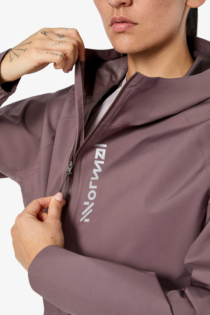 NNormal Trail Rain Jacket 02 Mujer Purple