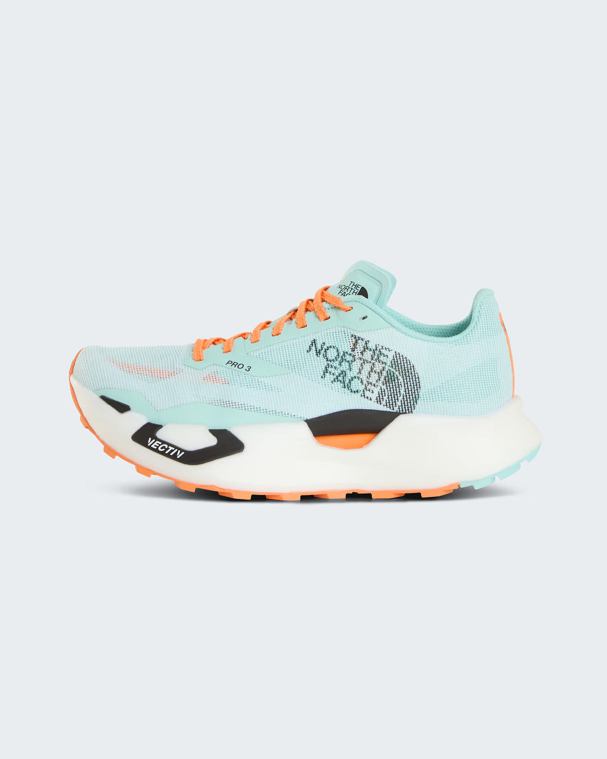 THE NORTH FACE SUMMIT VECTIV PRO 3 CANAL BLUE PAPAYA HOMBRE