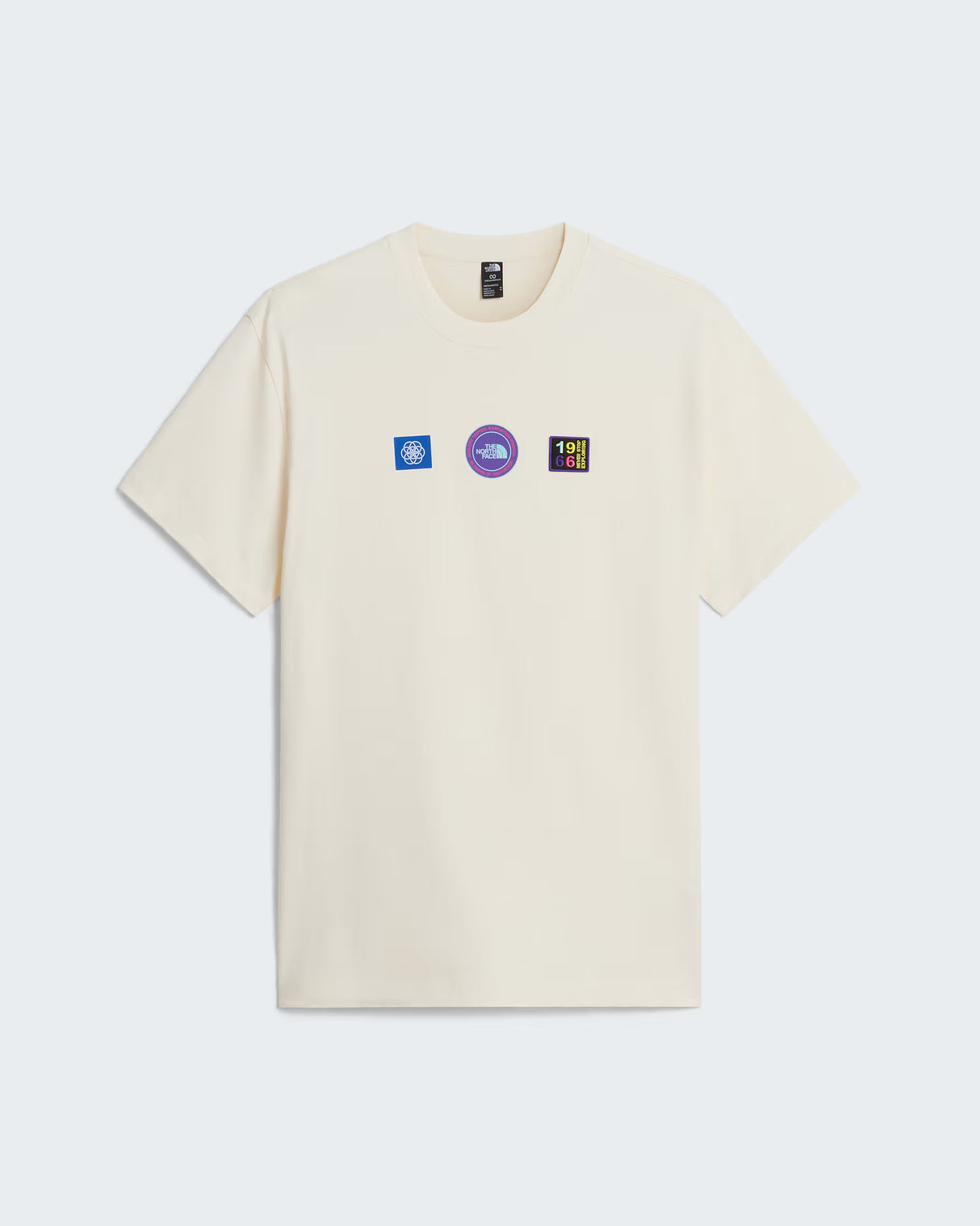 THE NORTH FACE EXPLORER BADGES CAMISETA WHITE DUNE HOMBRE