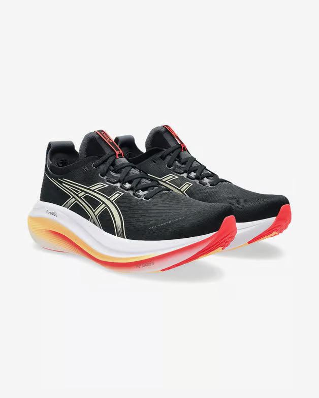 ASICS GEL-NIMBUS 27 BLACK KHAKI HOMBRE