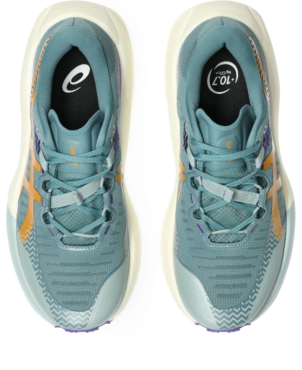 ASICS TRABUCO MAX 5 Mujer Foggy Teal Radiant Amethyst vista superior