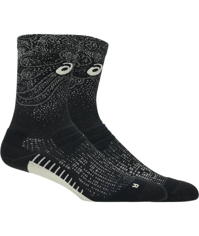 ASICS PERFORMANCE RUN SOCK CREW BLACK