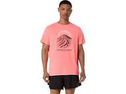 ASICS FUJITRAIL LOGO SS TOP SUN CORAL HOMBRE