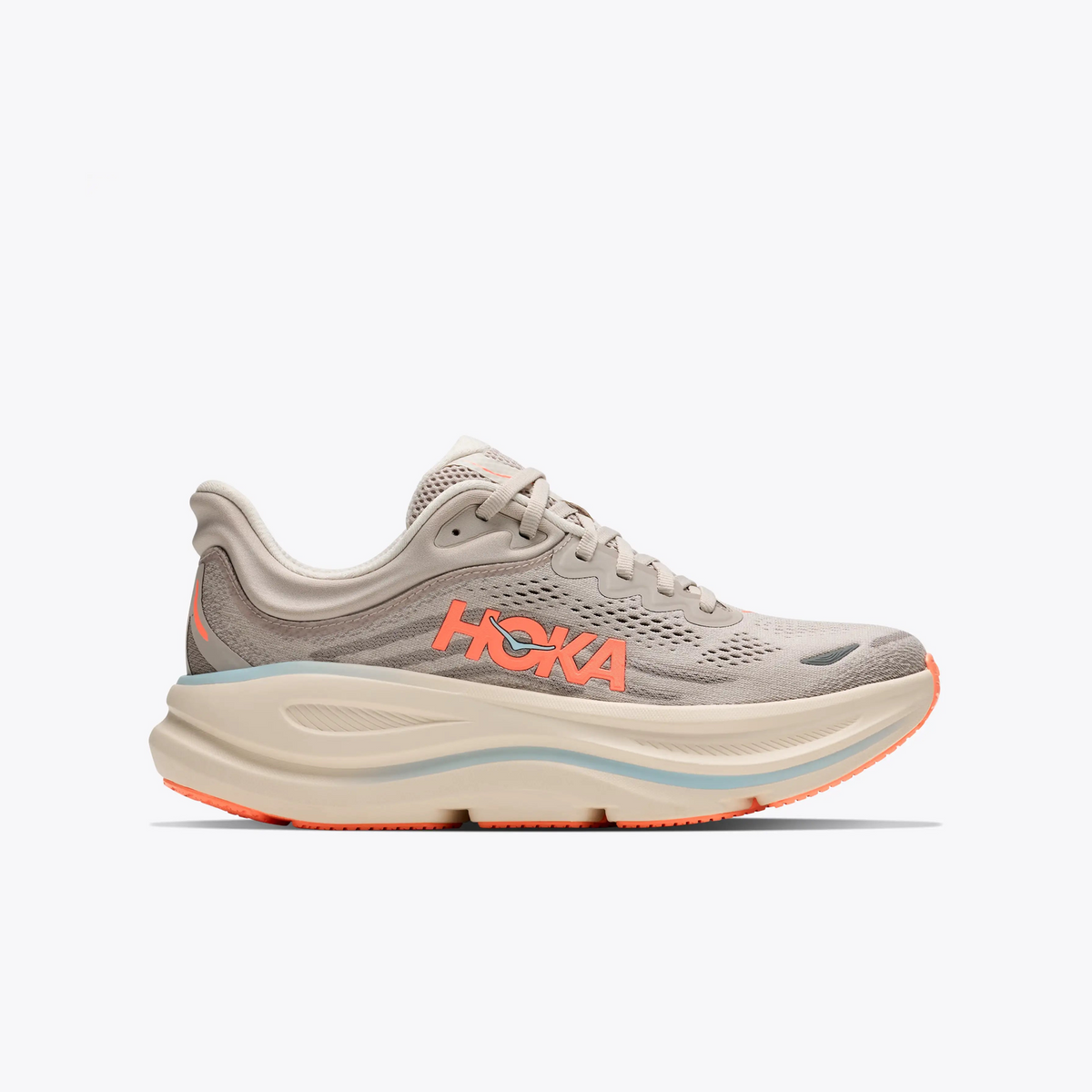 HOKA BONDI 9 MUJER River Rock Grey | Mineral Ore