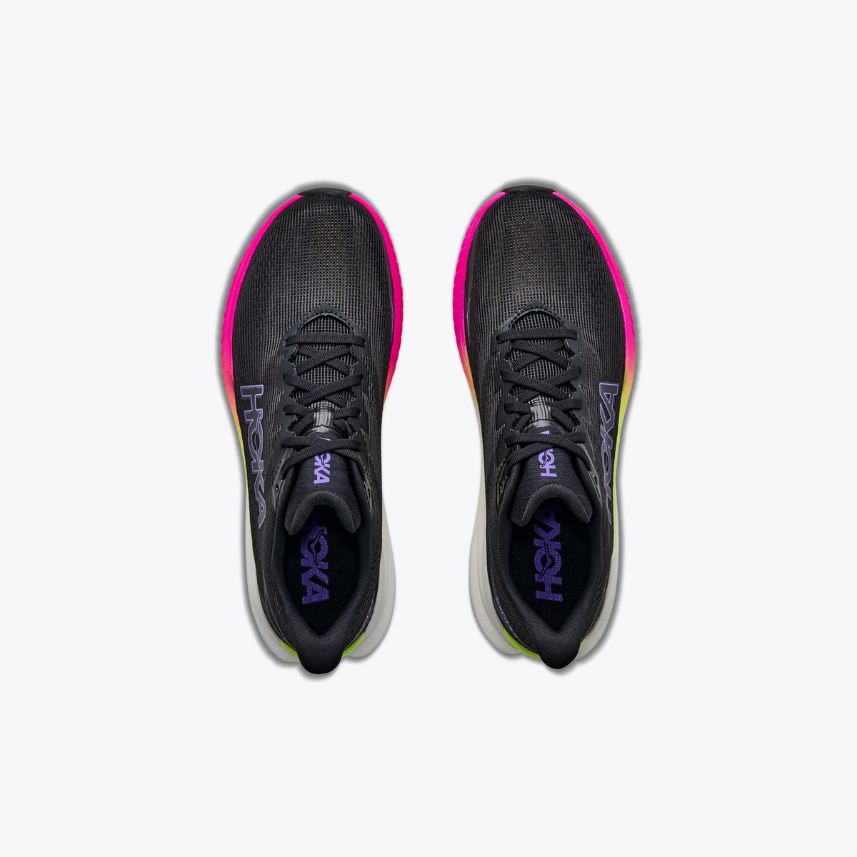 HOKA MACH X 3 HOMBRE Black | Neon Nebula