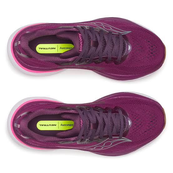 SAUCONY RIDE 19 PLUM EGGPLANT MUJER