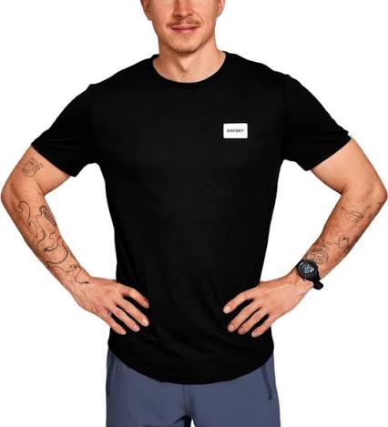 SAUSKY CLEAN MOTIONT T-SHIRT NEGRO