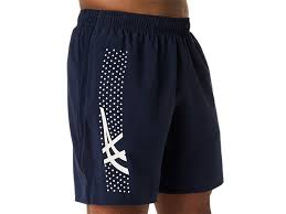 ASICS ICON 7IN SHORT MIDNIGHT CREAM RUNNING MEN