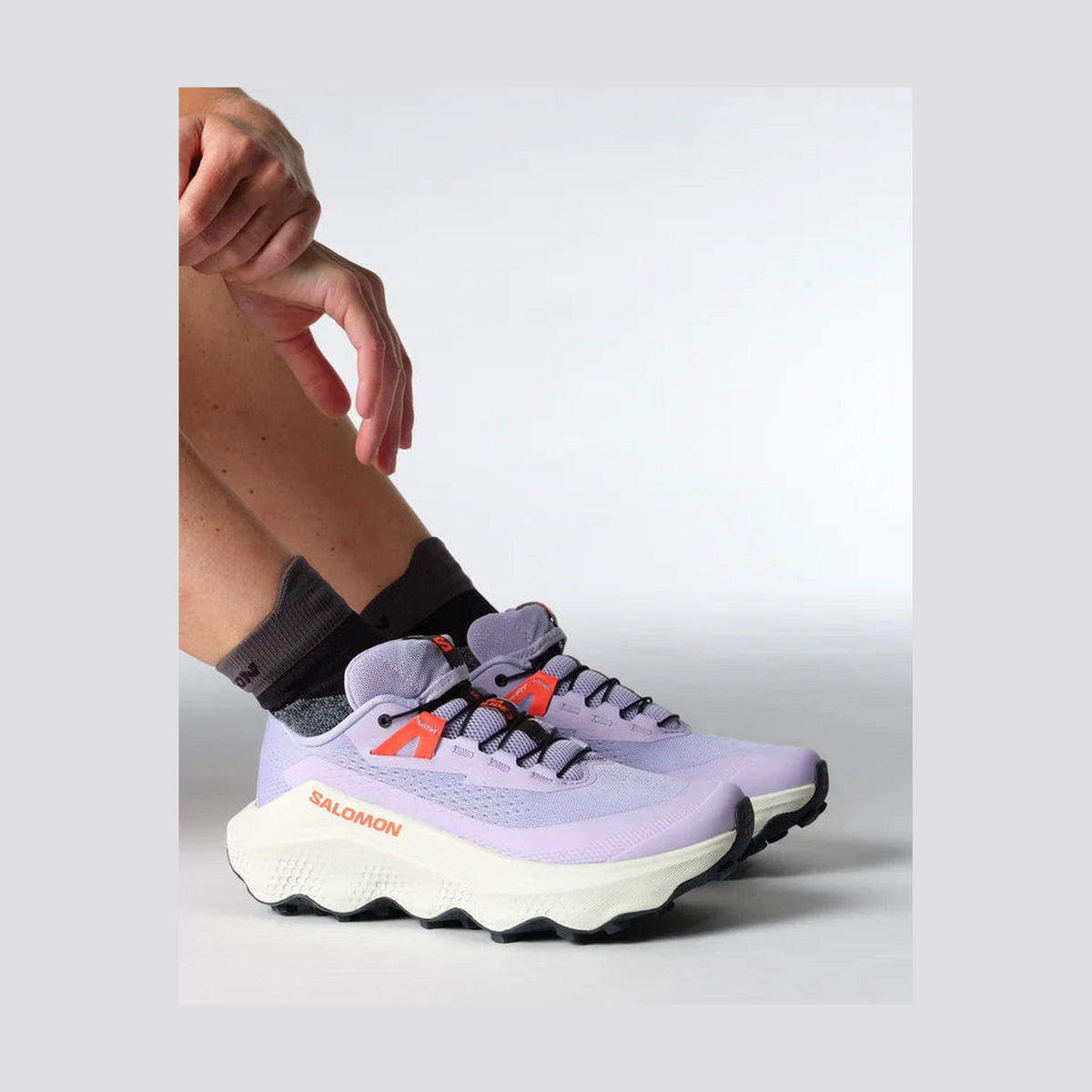 SALOMON ULTRA GLIDE 3 COSMIC SKY ICILE NEON FLAME MUJER