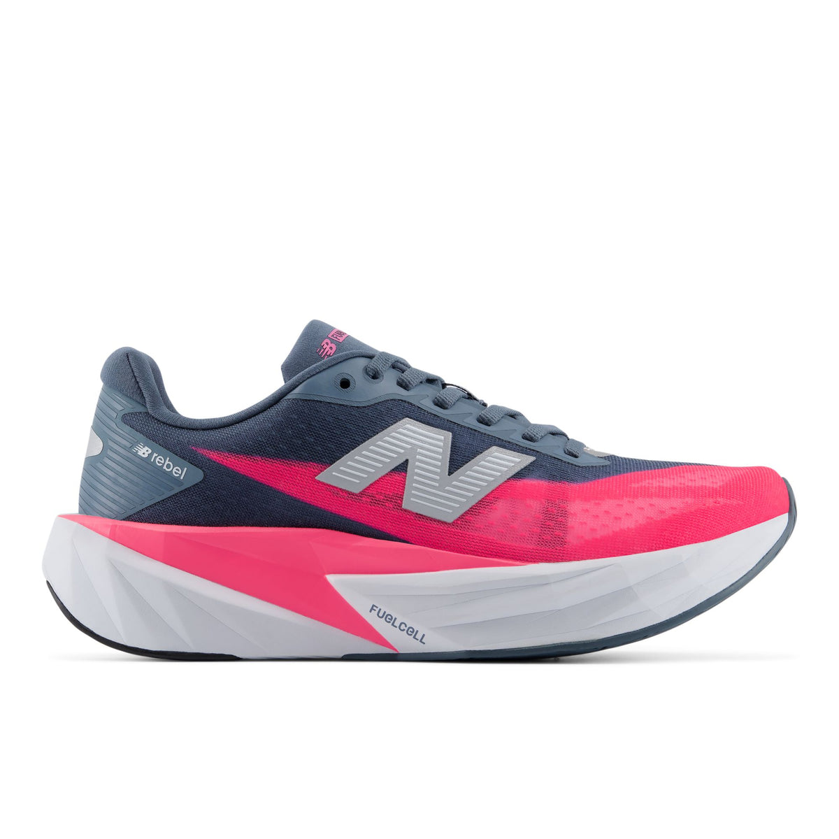 NEW BALANCE FUELCELL REBEL V5 MUJER Shadow Blue | Pink Heat