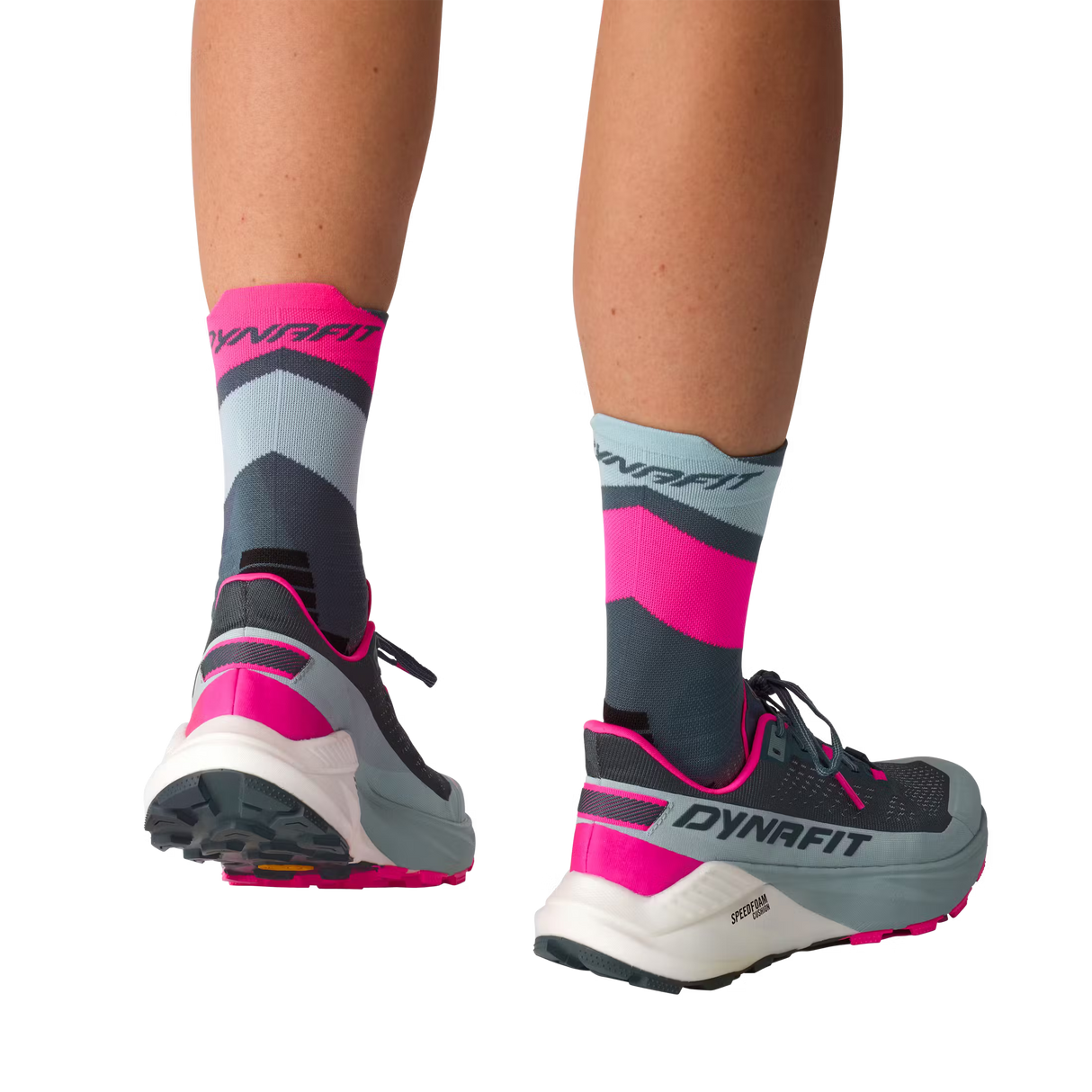 DYNAFIT ULTRA MID SOCKS CINDER PINK