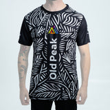 OLD PEAK CAMISETA MANGA CORTA NEGRA BLANCA