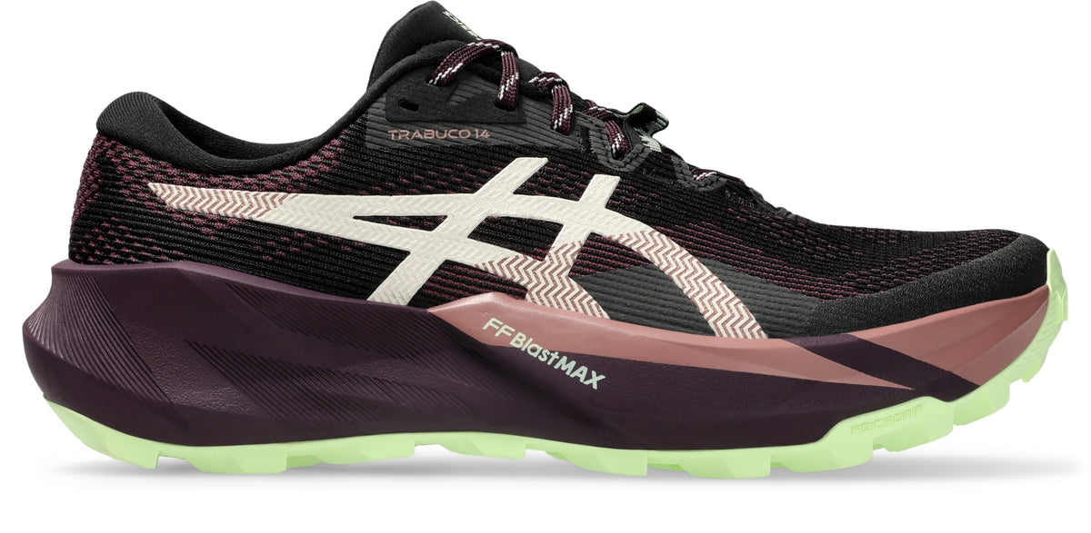 ASICS TRABUCO 14 MUJER Black | Dark Aubergine