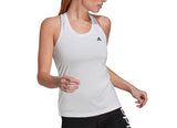CAMISETA DE TIRANTES ADIDAS PRIMEBLUE DESIGNED 2 MOVE SPORT 3 BANDAS BLANCO