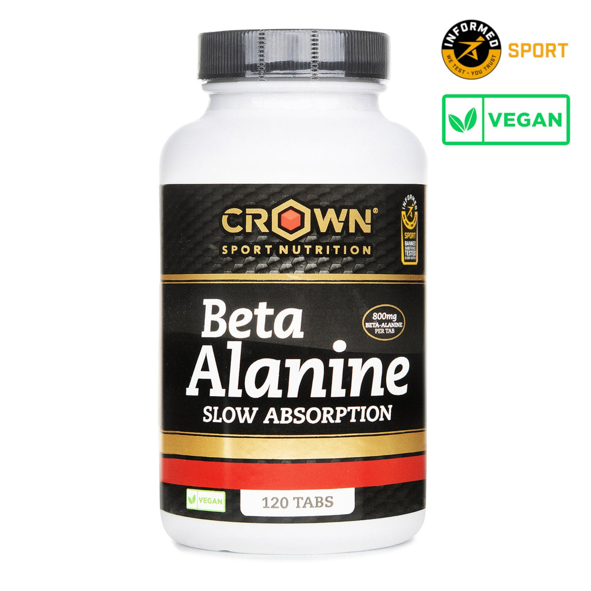 Crown Sport Nutrition Beta Alanine Slow Absorption 120 tabs
