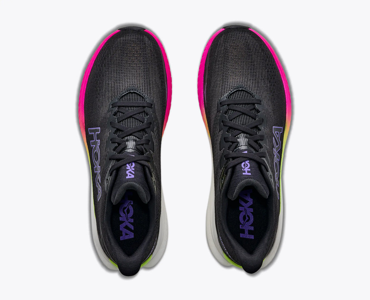 HOKA MACH X 3 HOMBRE Black | Neon Nebula
