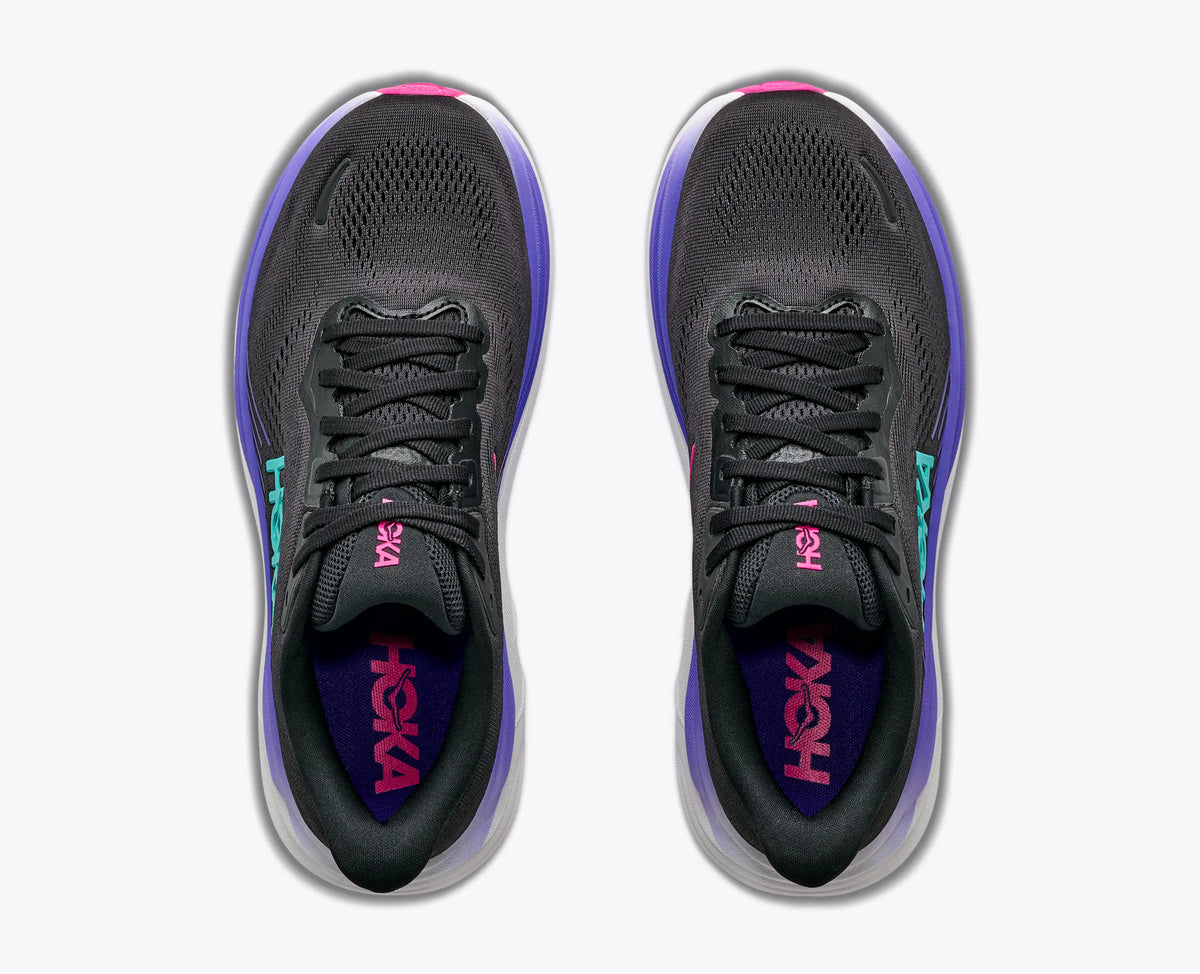 HOKA CLIFTON 11 MUJER Black | Neon Nebula