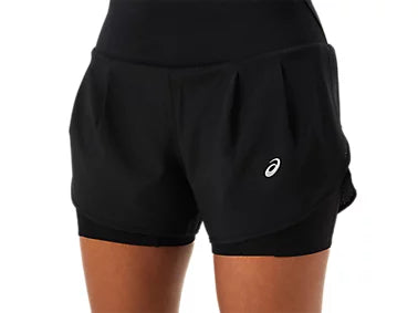 ASICS ROAD 2-N-1 3.5 IN SHORT PERFORMANCE BLACK MUJER