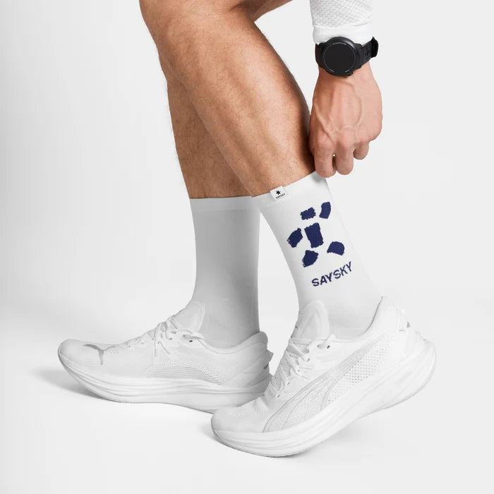 SAYSKY COMBAT HIGH SOCKS WHITE